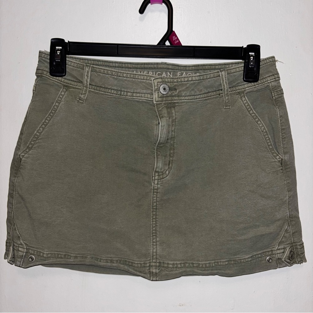 Green Mini Skirt